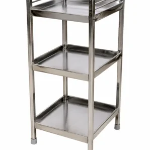 Bed Side Locker (S.S.) – 3 Shelves